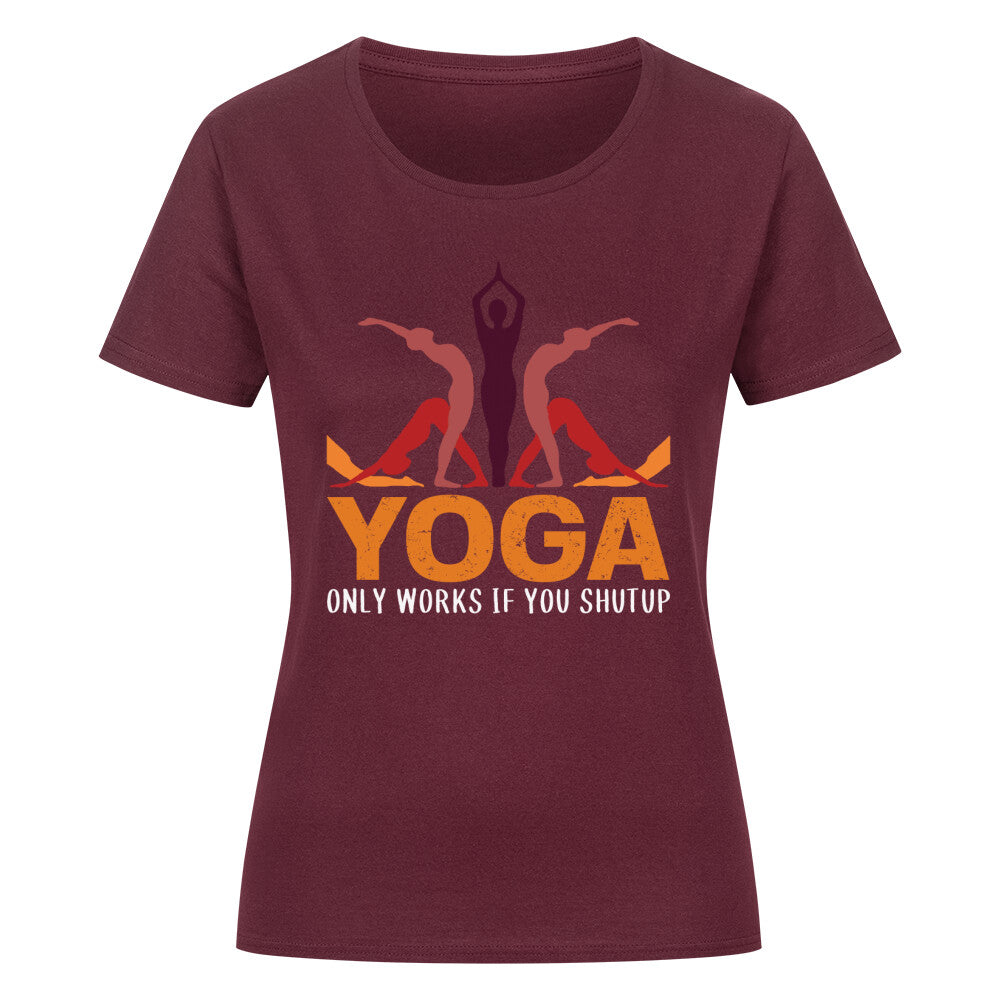 Classic Organic T-Shirt Women Yoga